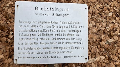 Visbeker Bräutigam und Ahlhorner Kellersteine ab Engelmanns Bäke