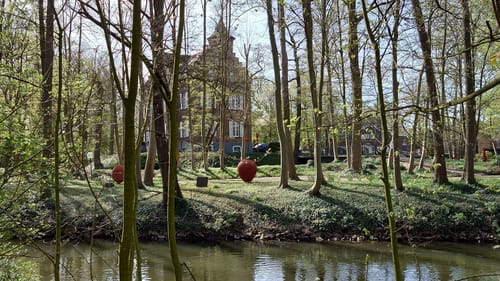 An der Erft zum Schloss Reuschenberg