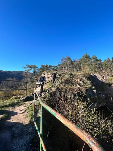 Wanderung zu den Burgruinen Neidenfels, Drachenfels und Lichtenstein