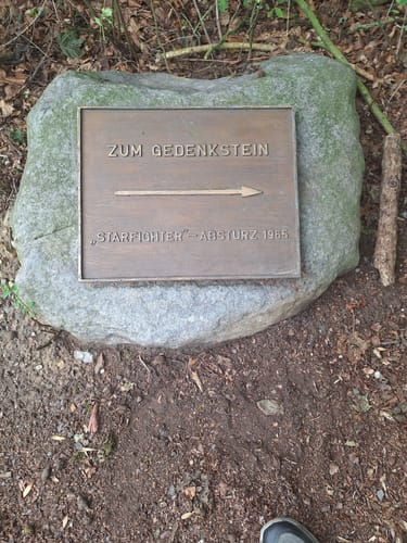 Starfighter Absturzstelle bei Kleinenbremen