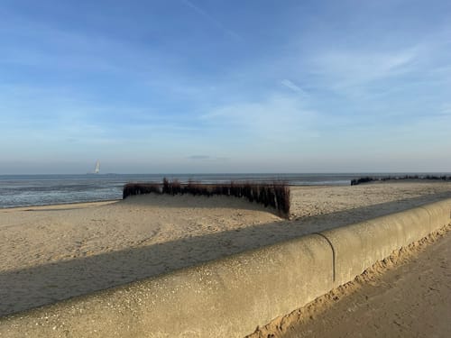 Spaziergang an der Cuxhavener Promenade