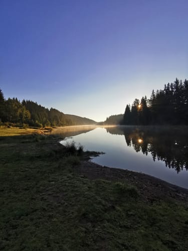 Talsperre Lütsche - Ausgebrannter Stein - Oberhof
