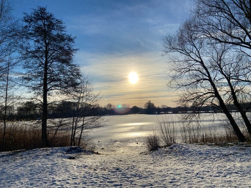 See im Großen Moor und Pulvermühlenteich ab Meckelfeld