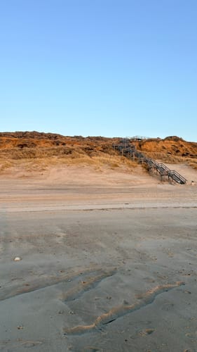 Auf dem Roten Kliff zur Uwe-Düne