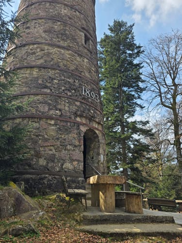 Zell im Wiesental - Hohe Möhr-Turm - Atzenbacher Wasserfall
