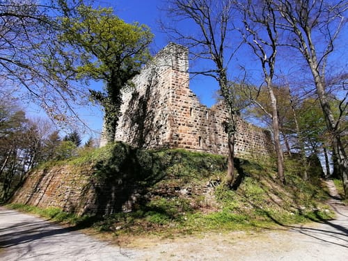 Katzenbach Stausee - Weißer Steinbruch - Burgruine Blankenburg