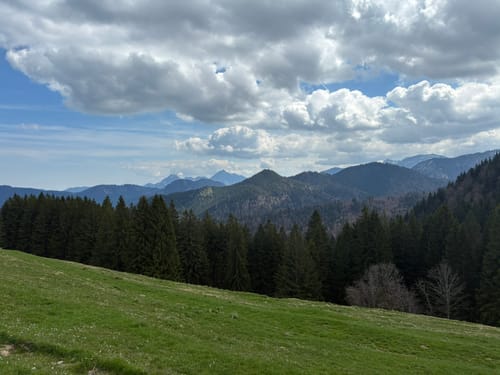 Von Tegernsee auf die Kreuzbergalm