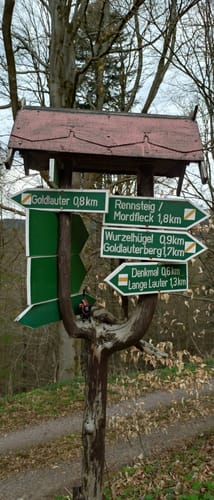 Über die Suhler Hütte und den Unteren Geiersberg