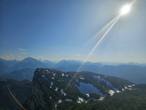 Berchtesgadener Hochthron von Hallthurm über Almsteig