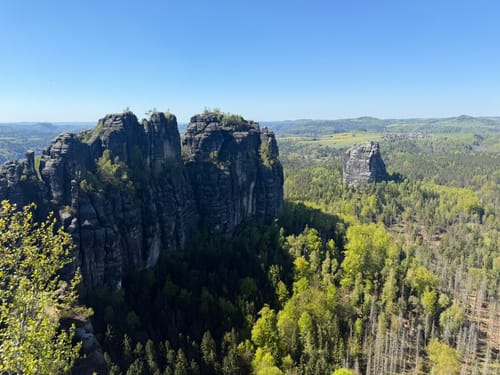 Schrammsteine und Hohe Liebe ab Bad Schandau