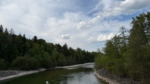 Laufrunde um den Isar-Stausee Tölz