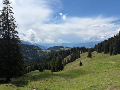 Sachrang nach Geigelstein über den Ackerwaldweg