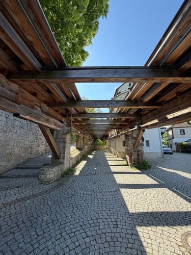 Himmelreichweg Geopfad über Rudelsburg Burg Saaleck