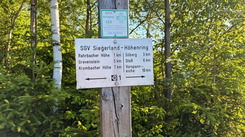 Siegerland-Höhenring Etappe 6: Rahrbacher Höhe - Hilchenbach