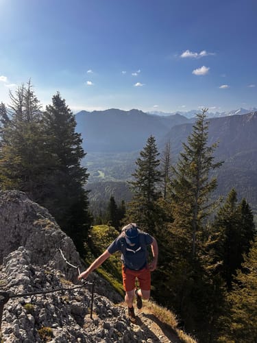 Brunnenkopfhütte und Großer Klammspitz