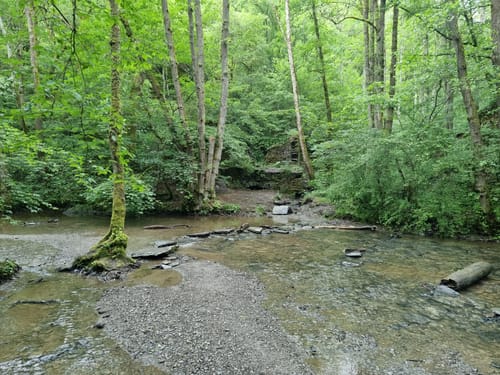 Die Rausch Wasserfall bei Martental