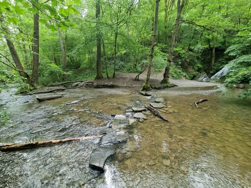 Die Rausch Wasserfall bei Martental