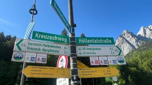 Höllentalangerhütte über Höllental