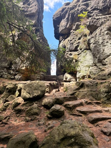 Kelchstein - Felsengasse -Töpfer Oybin
