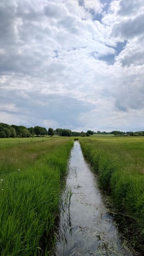 Postfeld nach Kleinkühren um den Postsee
