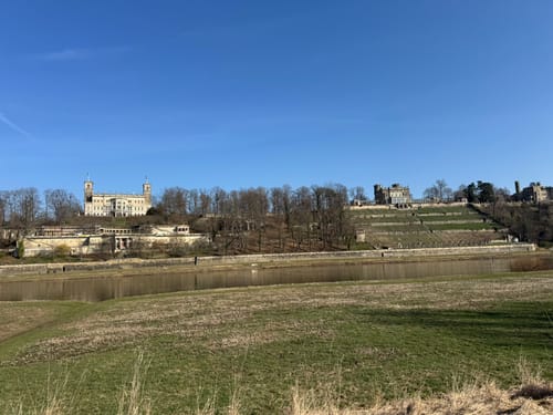 Elbe Wanderung: Lingnerschloss - Weinberge - Loschwitzer Brücke