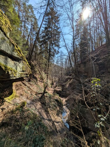 Mullersloch und Massendorfer Schlucht