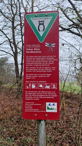 Durch das Naturschutzgebiet Hohes Moor