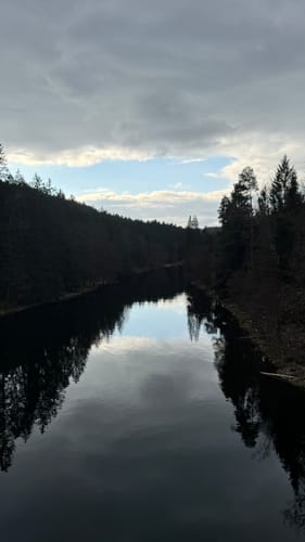 Vom Blaibacher Stauwehr zum Höllenstein Stauwehr