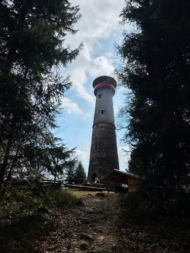 Zell im Wiesental - Hohe Möhr-Turm - Atzenbacher Wasserfall