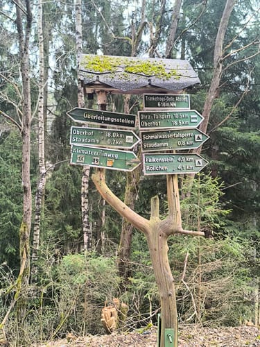 Rundweg um die Schmalwasser Talsperre