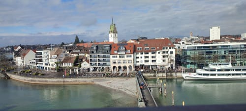 Rund um den Hafen und Schloss Friedrichshafen