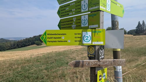 Rundwanderweg Reichelsheim 1: Sagenweg Wildweibchenstein