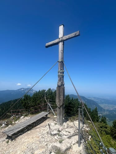 Zum Predigtstuhl über Waxriessteig, Abstieg über Alpgartensteig