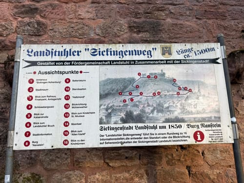 Bärenlochweiher - Heidenfelsen - Nanstein