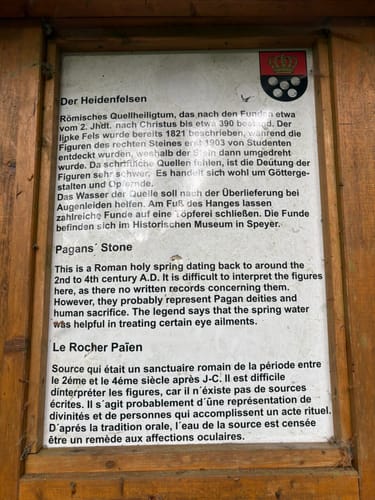 Bärenlochweiher - Heidenfelsen - Nanstein