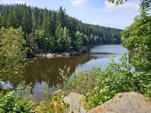 Monschau und Perlenbachtalsperre