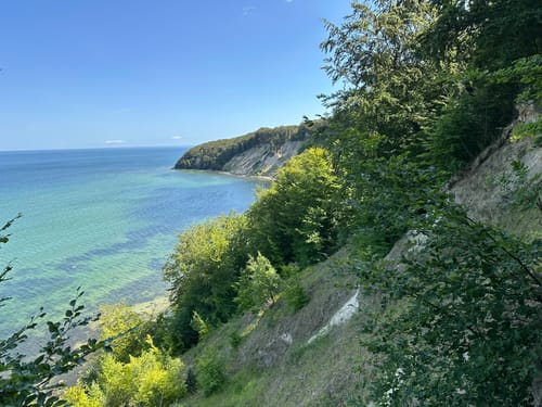 Hochuferwanderweg zum Schwarzen See und zum Jagdhaus Granitz