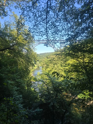 Müngsten: Links und rechts der Wupper