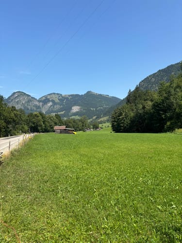 Von Bad Oberdorf entlang der Ostrach und zum Schleierfall