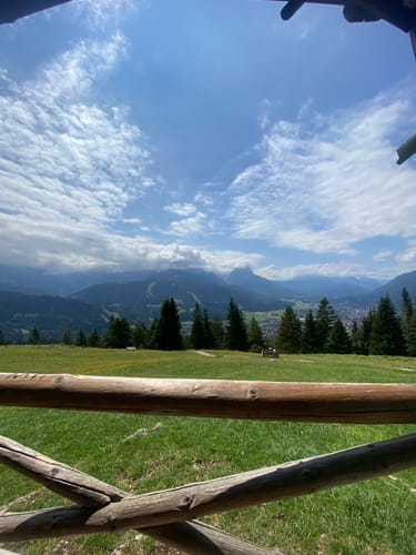 Partenkirchen - Schalmeischlucht - Sonnenuhr Aussicht