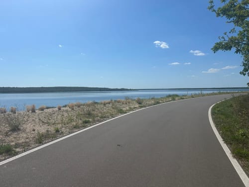 Tour um den Goitzschesee