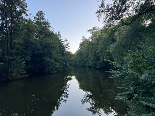 Münster: Schlossgarten, Münsterische Aa
