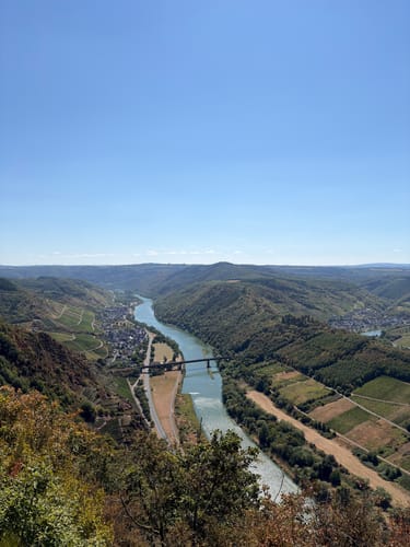Calmont Klettersteig und Höhenweg ab Ediger-Eller