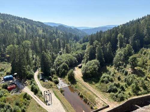 Schwarzenbachtalsperre zur Badener Höhe