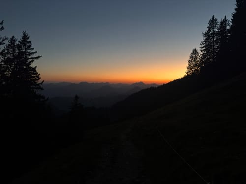 Sachrang nach Geigelstein über den Ackerwaldweg