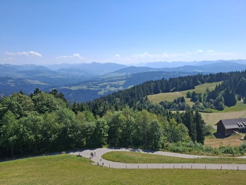 Sportliche Talwanderung: Pfänderbahn - über Gschliefweg - Bregenz