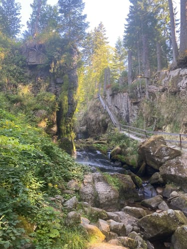 Menzenschwander Wasserfälle - Gschweih