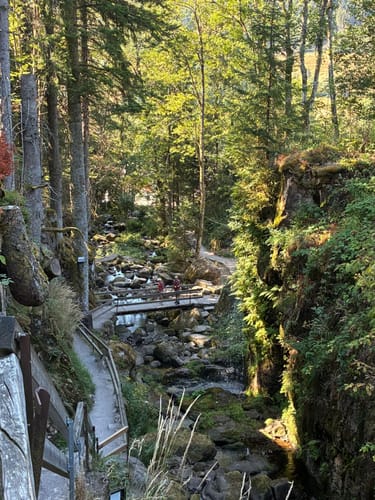 Menzenschwander Wasserfälle - Gschweih