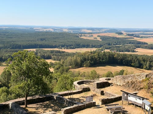 Auf den Schloßberg bei Waldeck