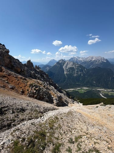 Mittenwalder Höhenweg (A/B): Bergstation-Talstation